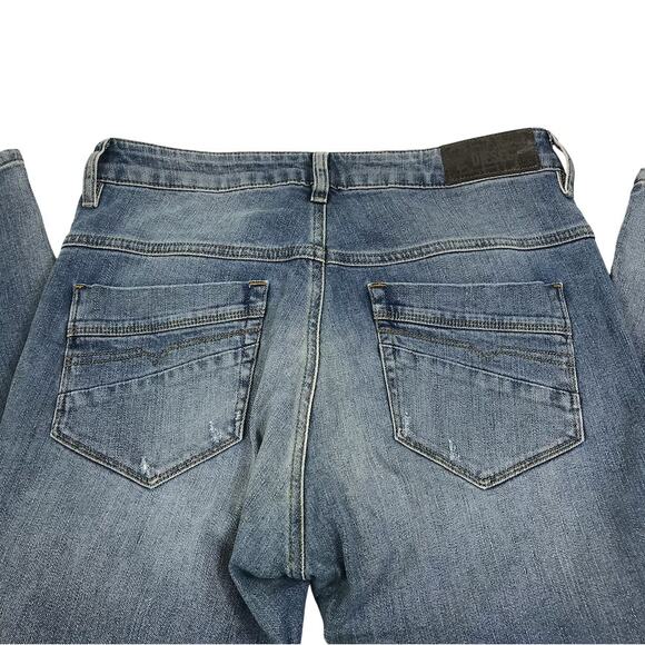 DIESEL Fayza Regular Boyfriend Low Waist Jean Women 27 Blue Stretch Rare Gothcor - Picture 7 of 14